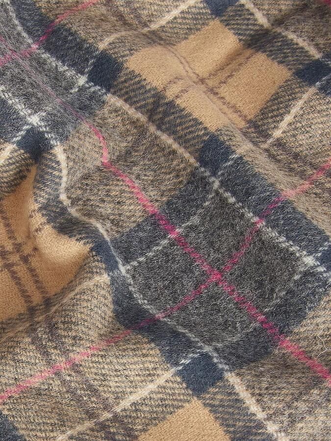 Barbour Zachte en Gezellige Wollen Sjaal Brown Heren - Foto 3