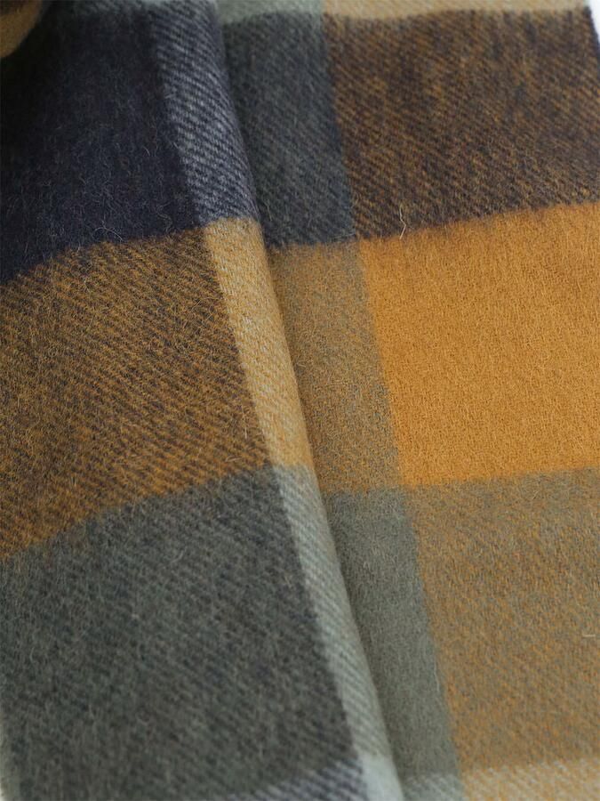 Barbour Sjaal Tattersall Blauw Beige - Foto 3