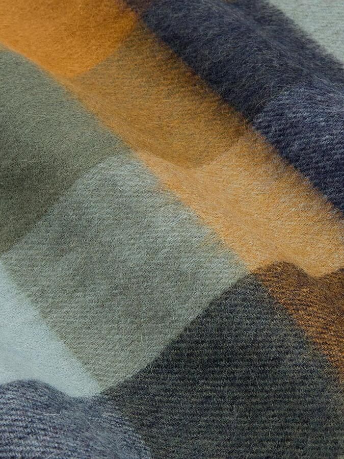 Barbour Sjaal Tattersall Blauw Beige - Foto 4