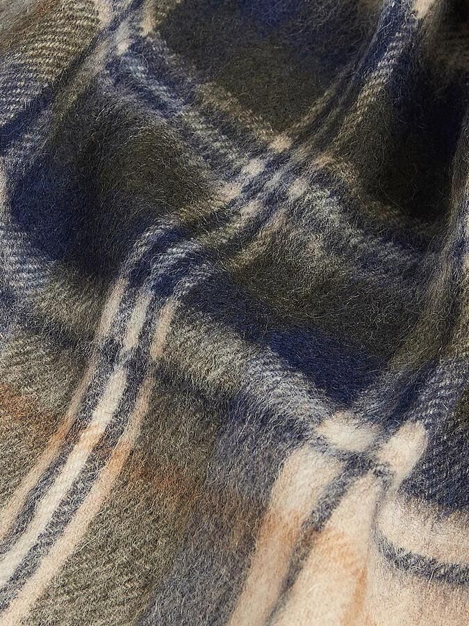 Barbour Nieuwe Geruite Sjaal Stijlvol Accessoire Beige Heren - Foto 3