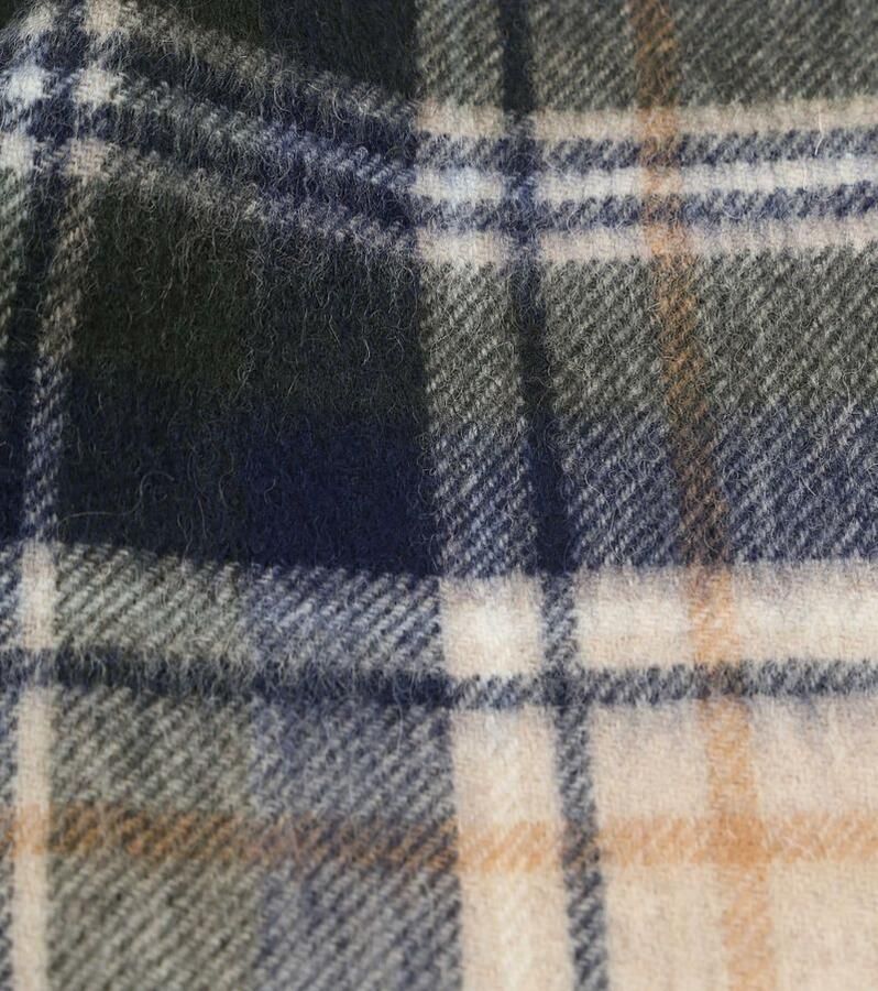 Barbour Nieuwe Geruite Sjaal Stijlvol Accessoire Beige Heren - Foto 2