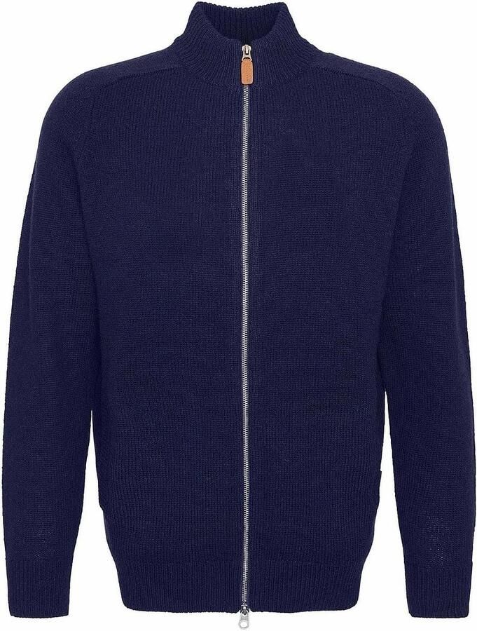 Barbour Talder Zip Vest Wol Donkerblauw