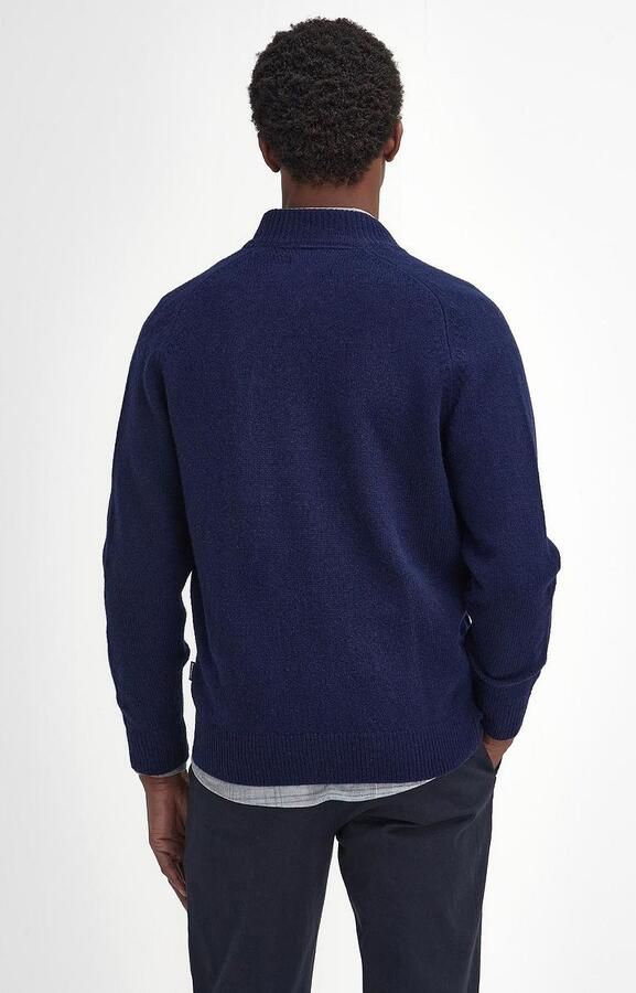 Barbour Talder Zip Vest Wol Donkerblauw - Foto 5