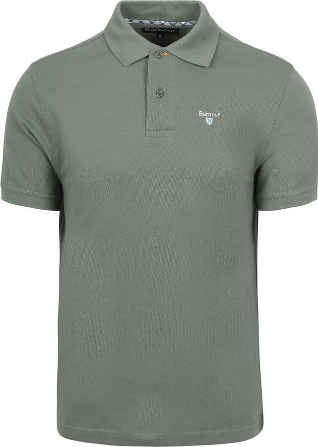 Barbour Tartan Pique Polo Vintage Groen