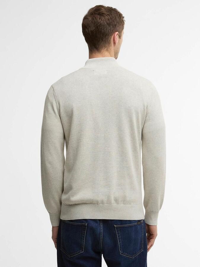 Barbour Trui Half Zip Greige - Foto 3