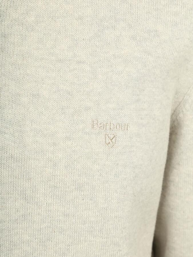 Barbour Trui Half Zip Greige - Foto 5