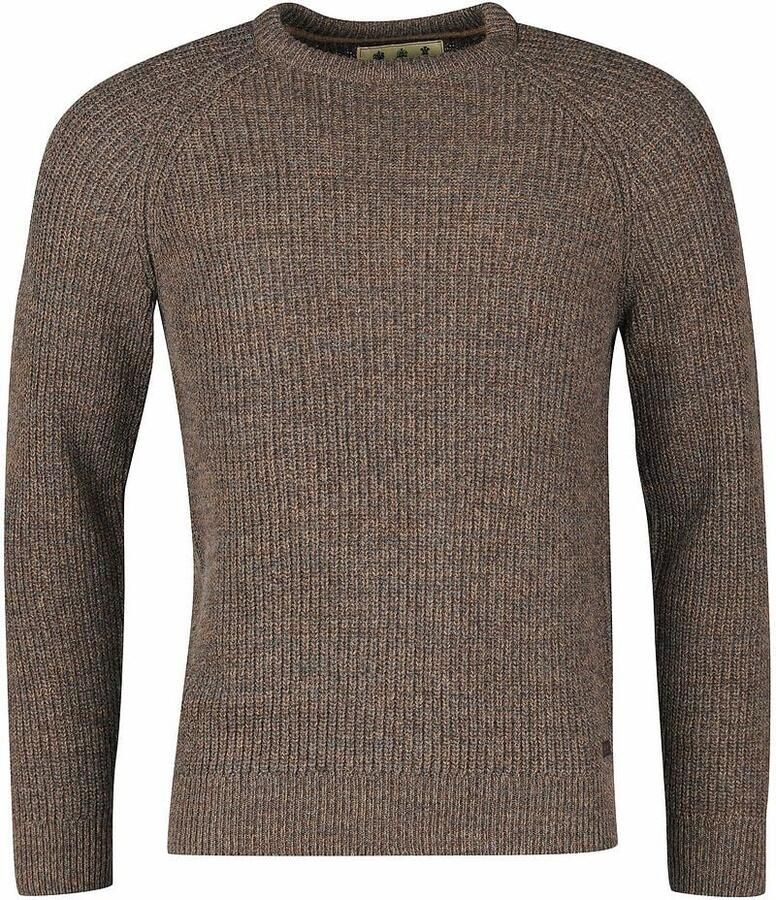 BARBOUR Heren Truien & Vesten Horseford Crew Neck Jumper Bruin - Foto 9