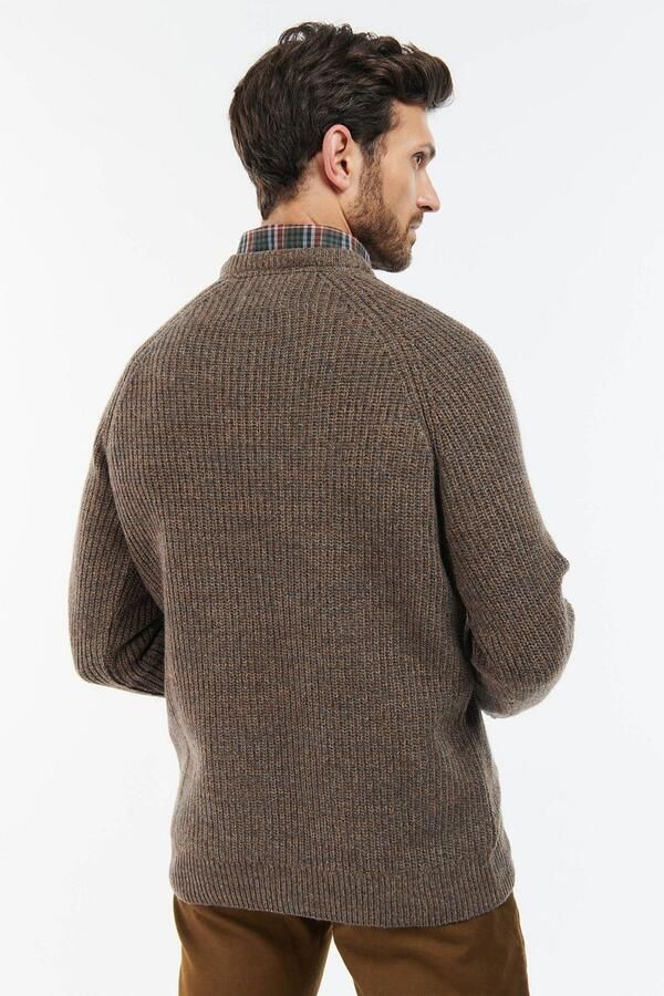 BARBOUR Heren Truien & Vesten Horseford Crew Neck Jumper Bruin - Foto 8