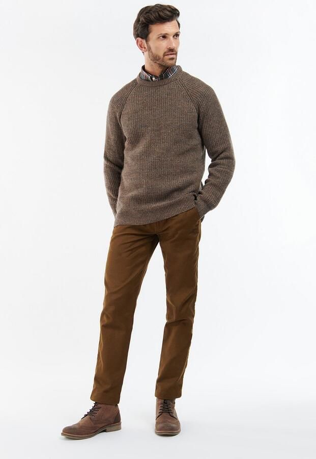 BARBOUR Heren Truien & Vesten Horseford Crew Neck Jumper Bruin - Foto 8