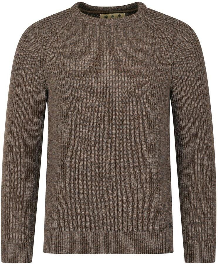 BARBOUR Heren Truien & Vesten Horseford Crew Neck Jumper Bruin - Foto 8