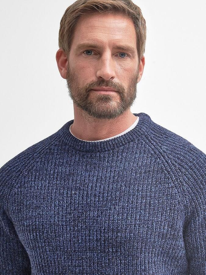 BARBOUR Heren Truien & Vesten Horseford Crew Neck Jumper Donkerblauw - Foto 6