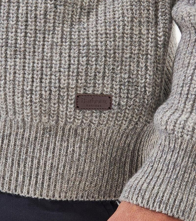 Barbour Regular fit gebreide pullover van pure wol - Foto 2