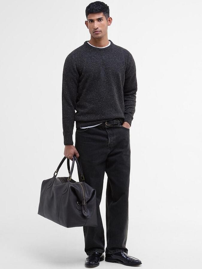 Barbour Essential Tisbury Heren Wollen Trui Black Heren - Foto 2