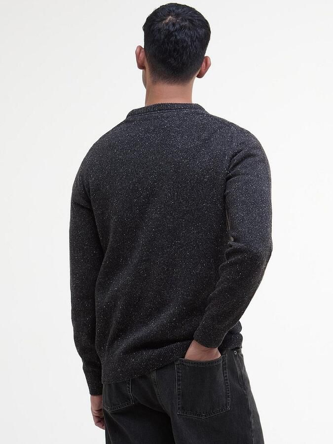 Barbour Essential Tisbury Heren Wollen Trui Black Heren - Foto 8