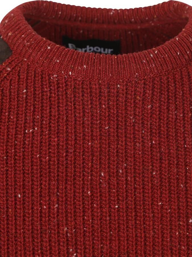 Barbour Trui Raisthorpe Lamswol Rood - Foto 5