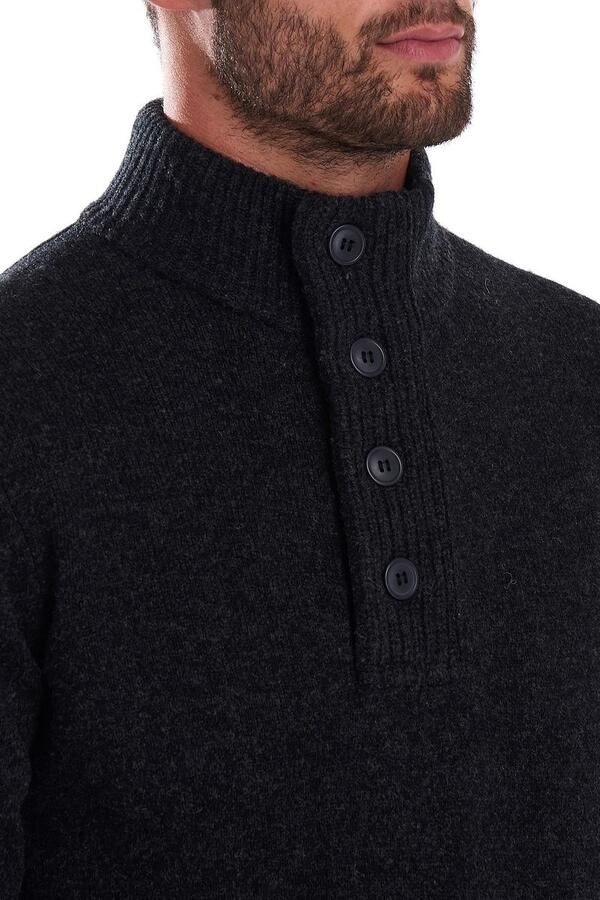 Barbour Trui Essential Patch Half Zip Knitt Ed Jumper - Foto 4
