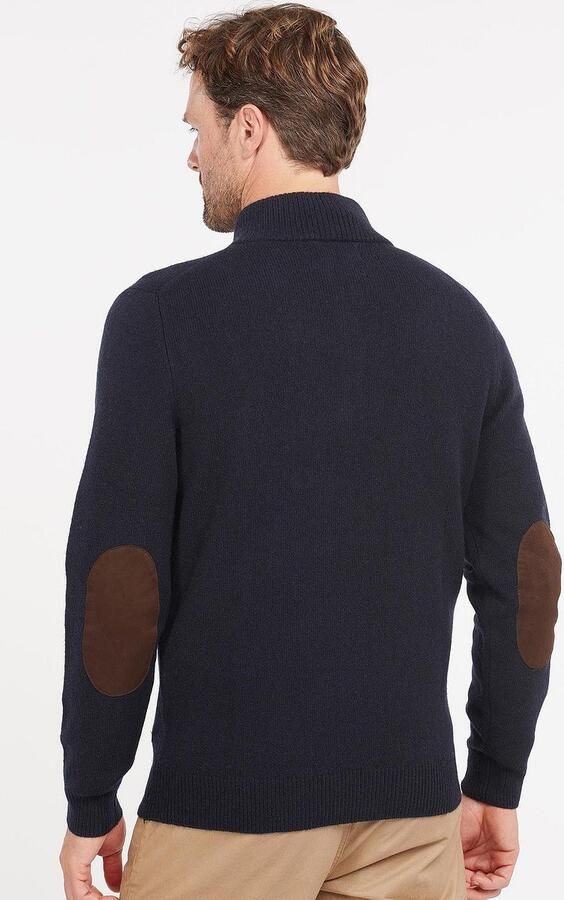 BARBOUR Heren Truien & Vesten Essential Patch Half Zip Knitted Jumper Donkerblauw - Foto 13