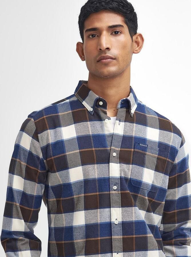 Barbour Casual Bruin Overhemd Multicolor Heren - Foto 4