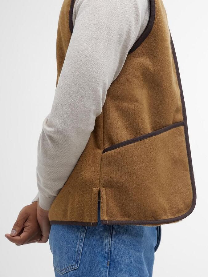 Barbour Bruine Gewatteerde Jas voor Koud Weer Brown Heren - Foto 3