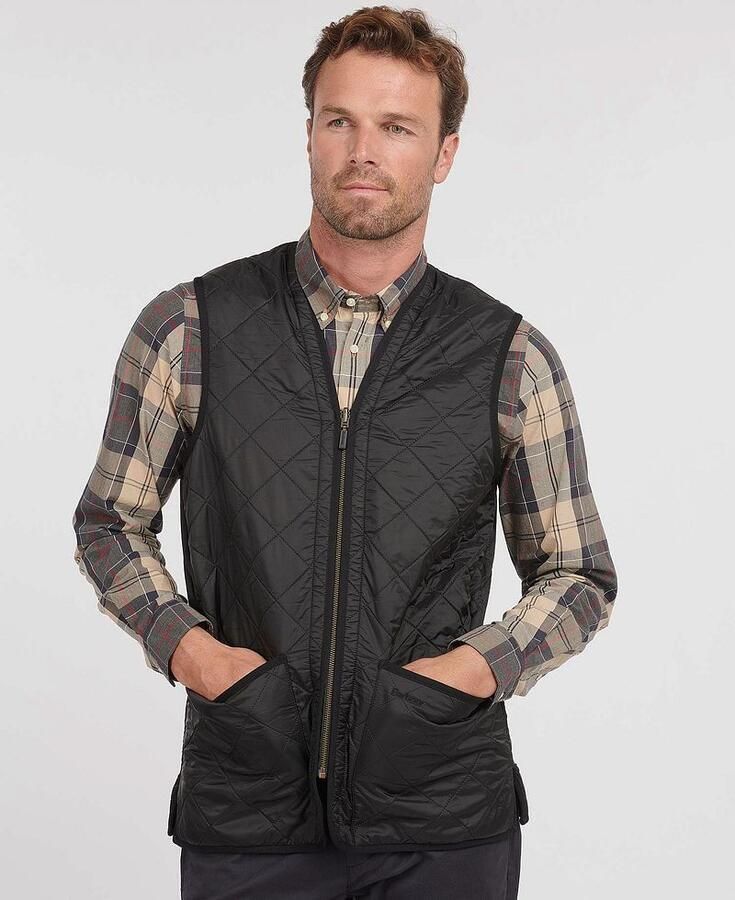 Barbour Gewatteerd mouwloos jack Mli0002 Black Heren - Foto 4