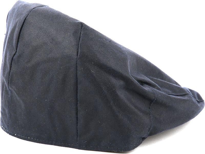 Barbour Pet Wax Flat Cap Navy - Foto 3