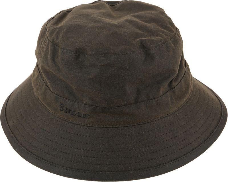Barbour Katoenen vissershoed met waterdichte voering Green Unisex