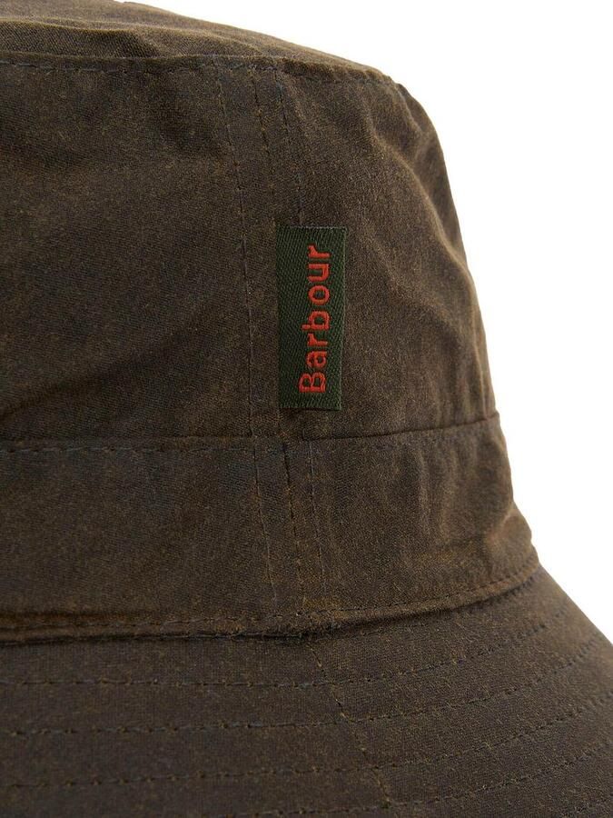 Barbour Katoenen vissershoed met waterdichte voering Green Unisex - Foto 2