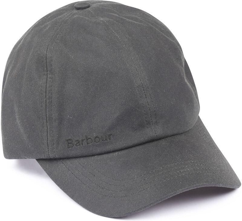 Barbour Gewaxte katoenen hoed met tartan voering Green Heren