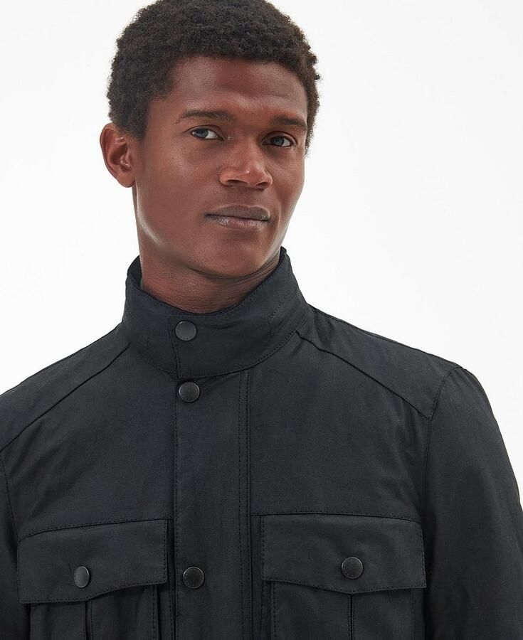 Barbour Waxjas Corbridge Zwart - Foto 4