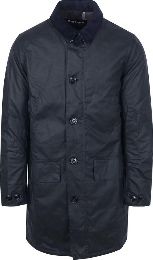 Barbour Regular fit gewaxt jack van puur katoen model 'MAC'