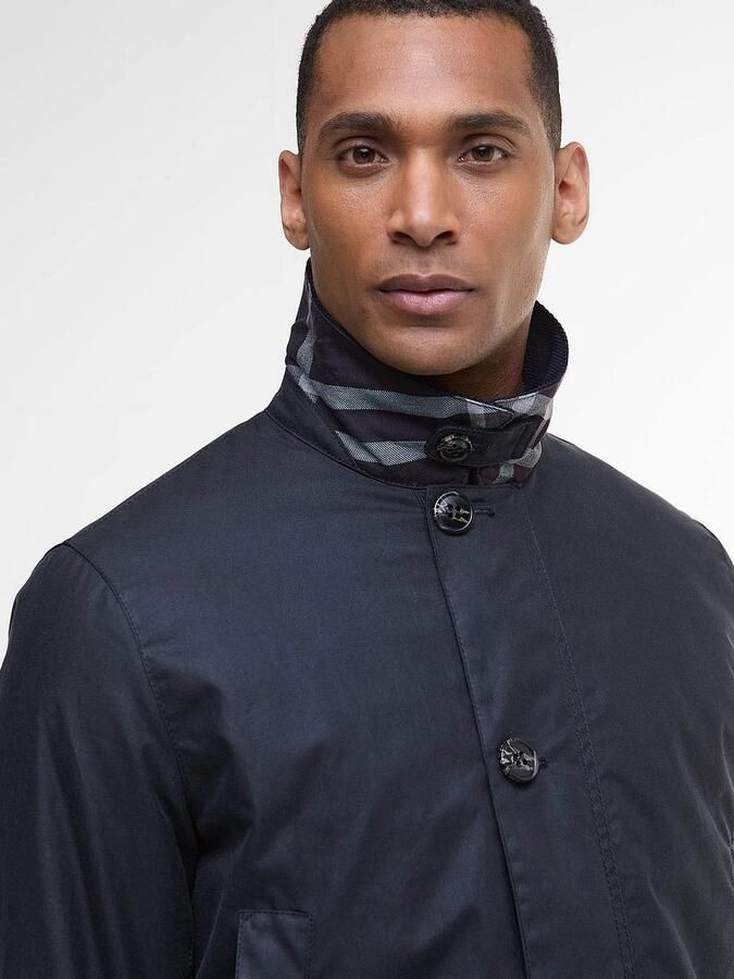 Barbour Regular fit gewaxt jack van puur katoen model 'MAC' - Foto 2