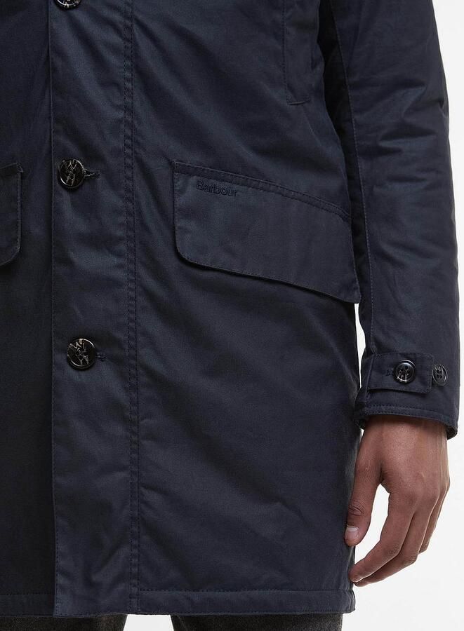 Barbour Regular fit gewaxt jack van puur katoen model 'MAC' - Foto 4