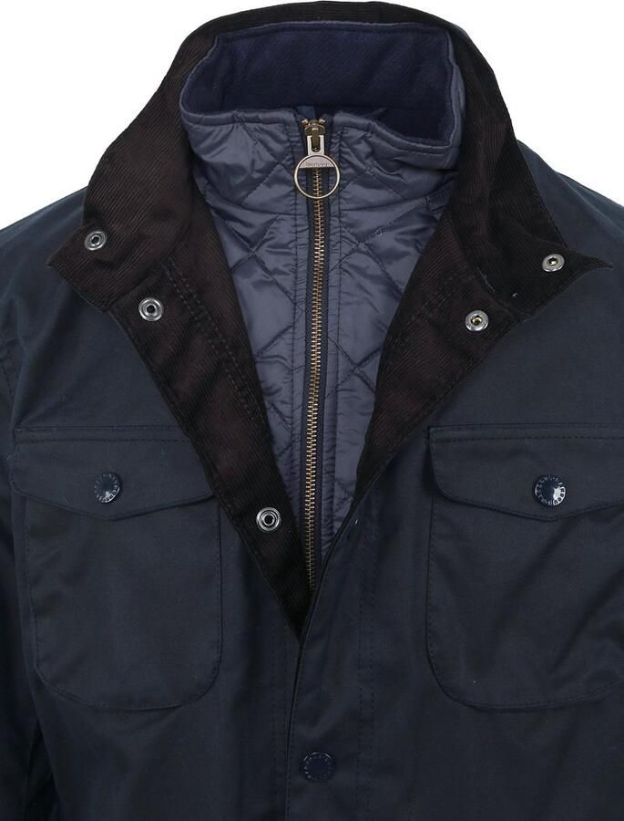 Barbour Jack met opgestikte klepzakken model 'OGSTON'