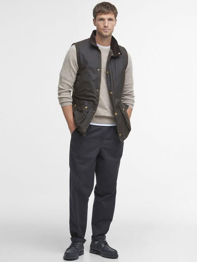 Barbour Westmoreland Wax Bodywarmer Olijfgroen - Foto 2