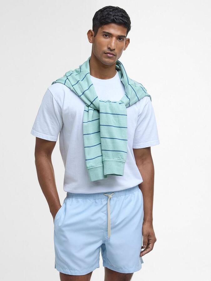 Barbour Zwemshort Logo Lichtblauw - Foto 2