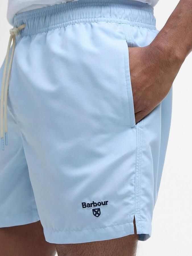 Barbour Zwemshort Logo Lichtblauw - Foto 5