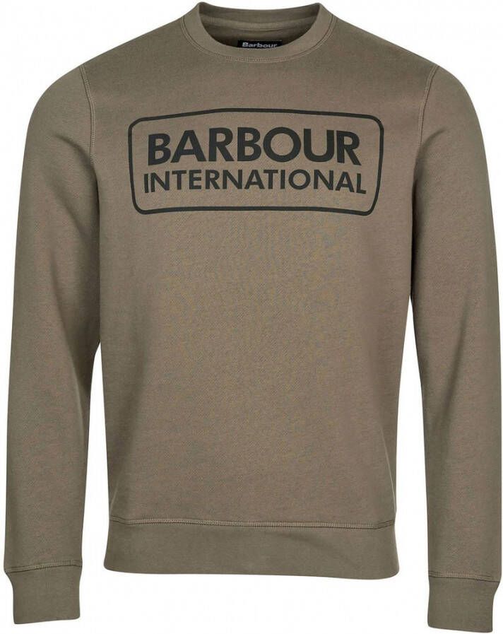 Barbour International Trui Logo Khaki
