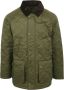 Barbour Quilted Jas Ashby Olijfgroen - Thumbnail 1