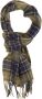 Barbour Geruite lamswollen sjaal met franjes Multicolor Heren - Thumbnail 2