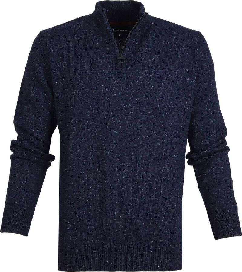Barbour Tisbury Zip Trui Navy