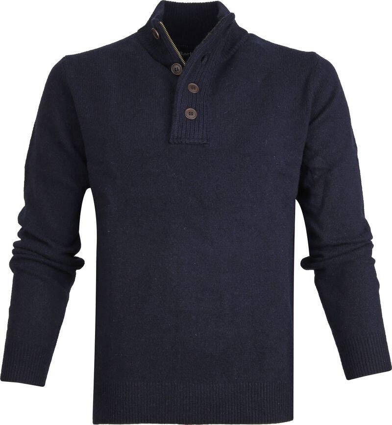 Barbour Trui Wol Patch Navy