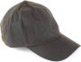 Barbour Gewaxte Katoenen Baseballpet Green Heren - Thumbnail 1