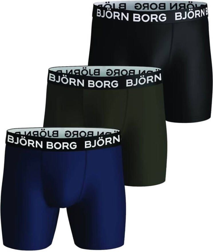 Bjorn Borg 3-Pack Performance Boxers Multicolour