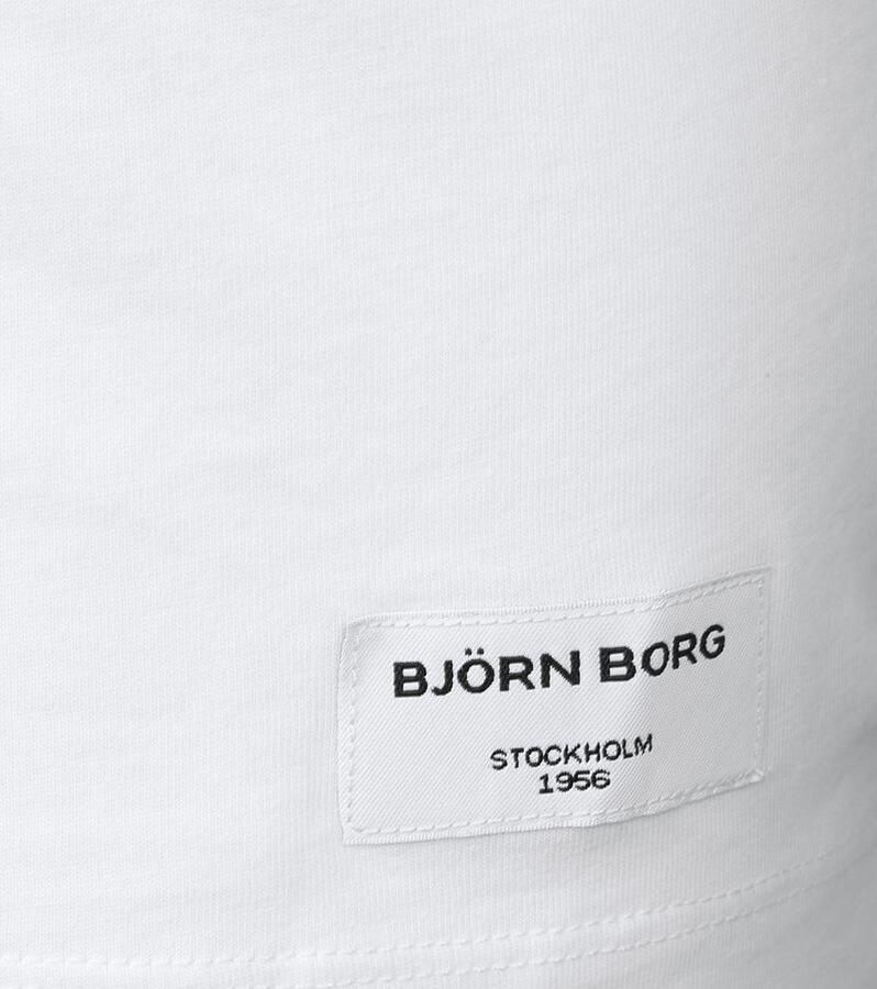 Björn Borg Sportief Centre T-Shirt voor Heren White Heren