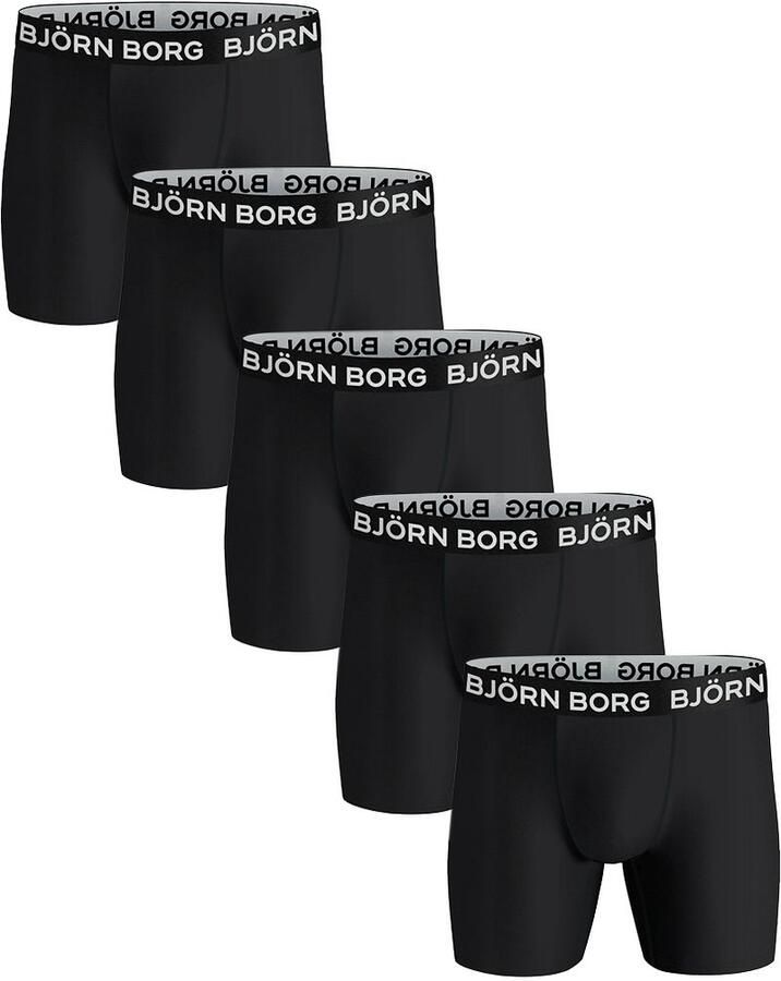 Bjorn Borg Björn Borg Performance Boxershorts Heren (5-pack)