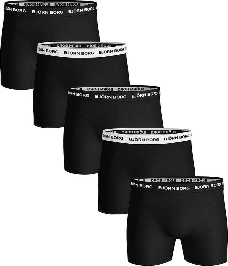 Bjorn Borg Björn Borg Basic Seasonal Solids Boxershorts (5-pack) - Foto 3