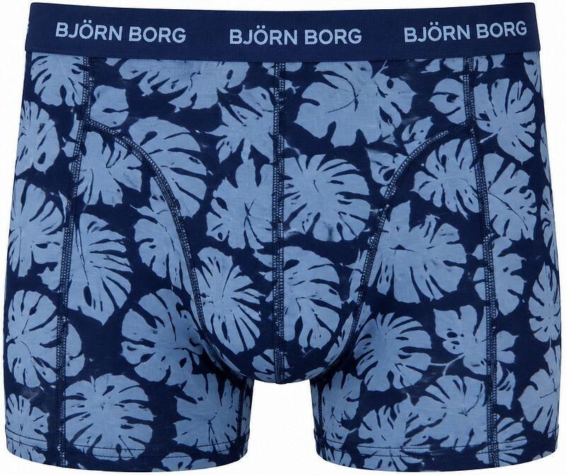 Björn Borg boxershorts blauw donkerblauw (set van 3) - Foto 4