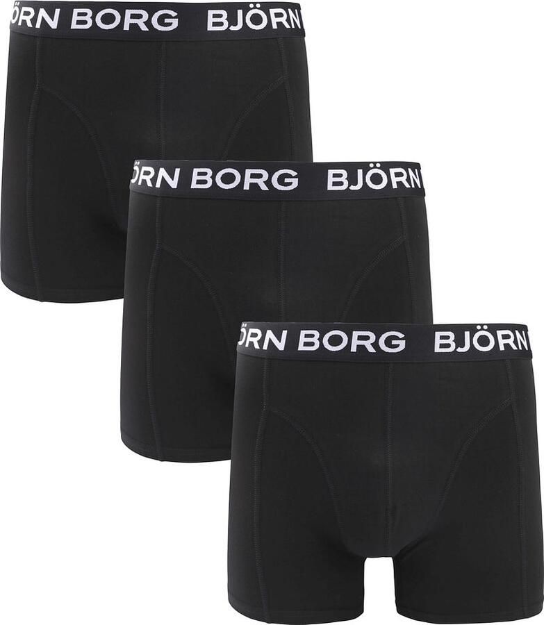 Björn Borg Cotton Stretch Boxershorts Heren (3-pack) - Foto 2
