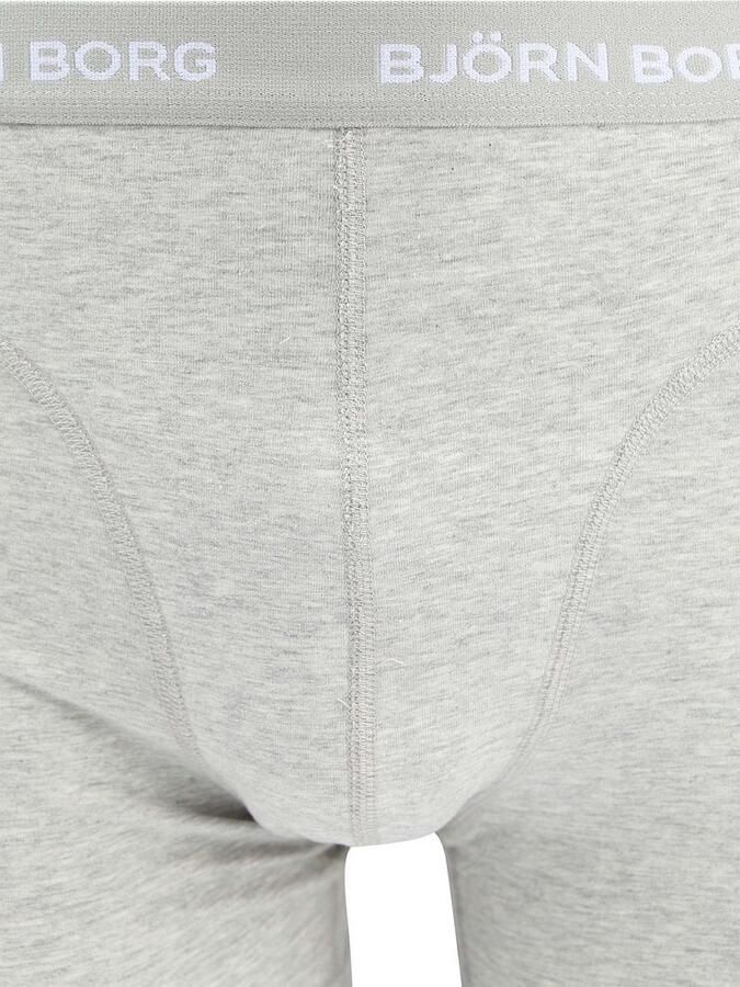 Björn Borg Boxers Cotton Stretch 5-Pack Blauw grijs - Foto 4