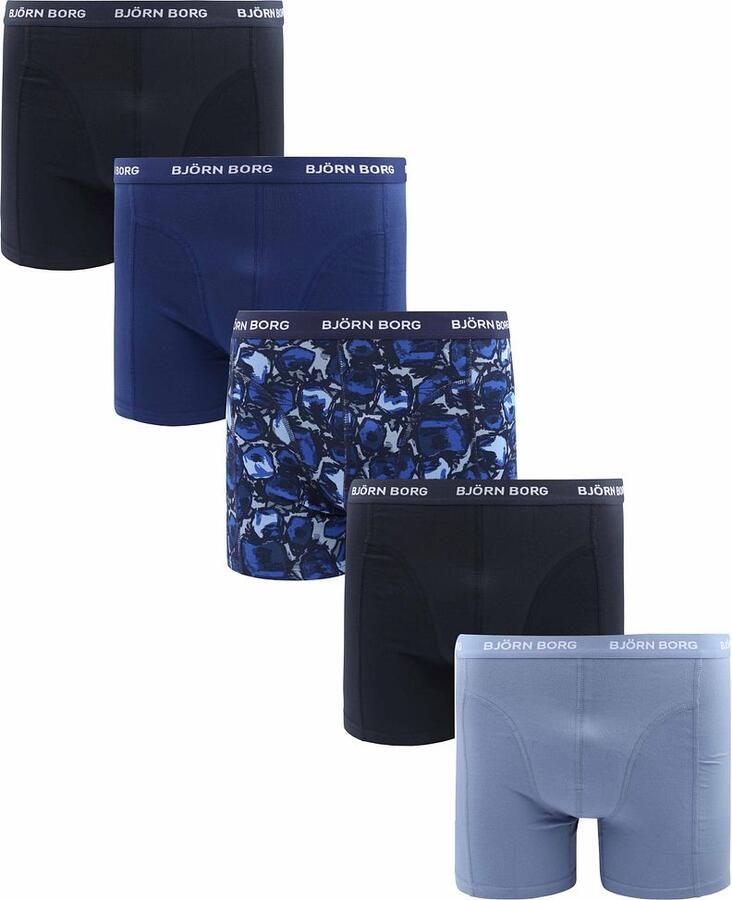 Björn Borg Cotton Stretch Boxershorts Heren (5-pack) - Foto 3